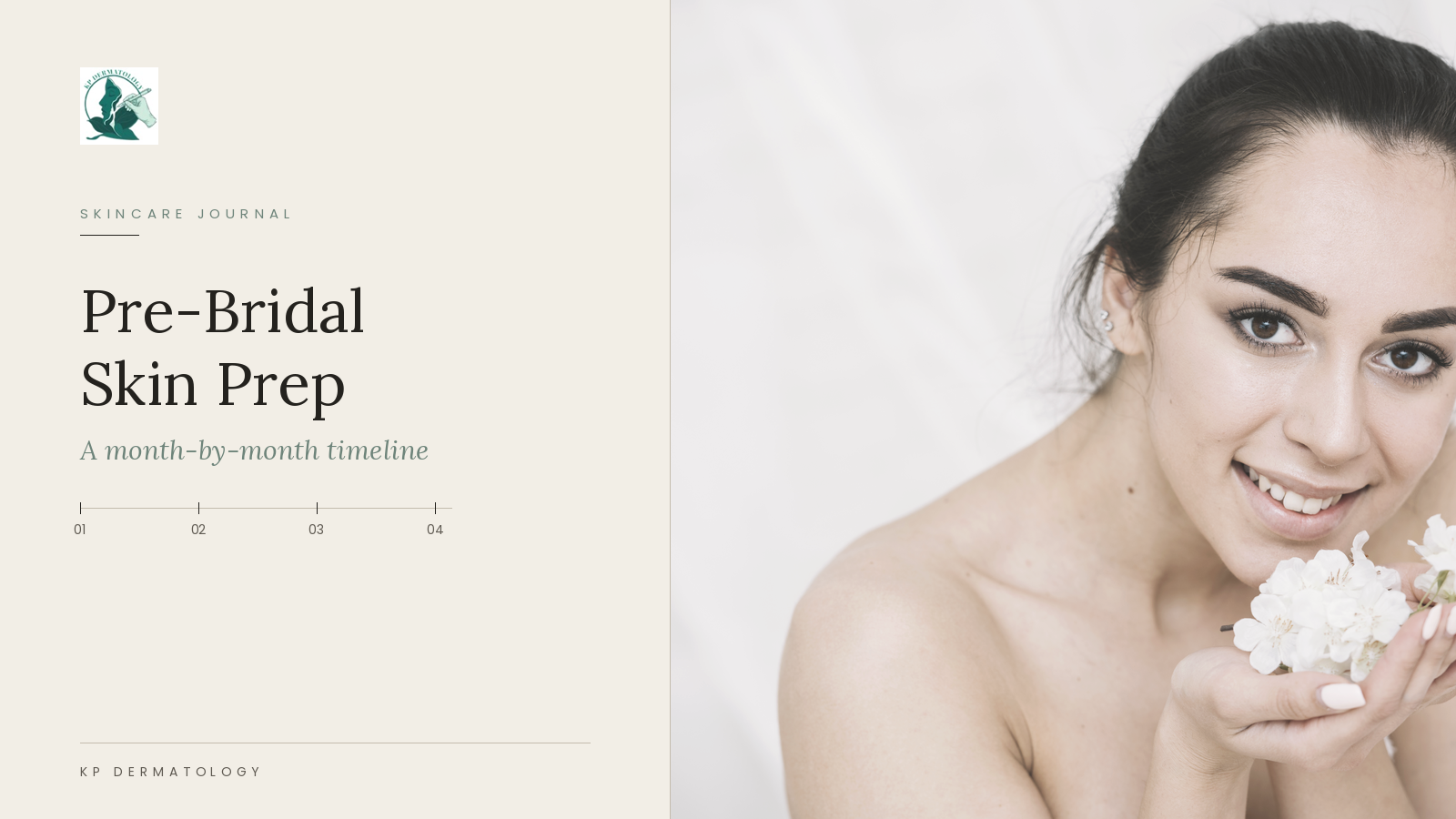 Pre-Bridal Skin Prep: A Month-by-Month Timeline